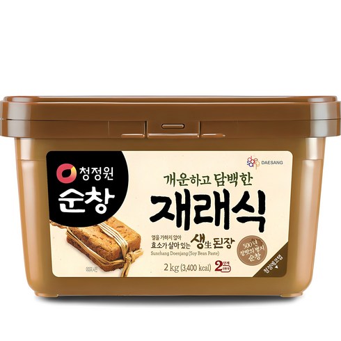 순창재래식된장 - 청정원순창 재래식 생된장, 1개, 2kg