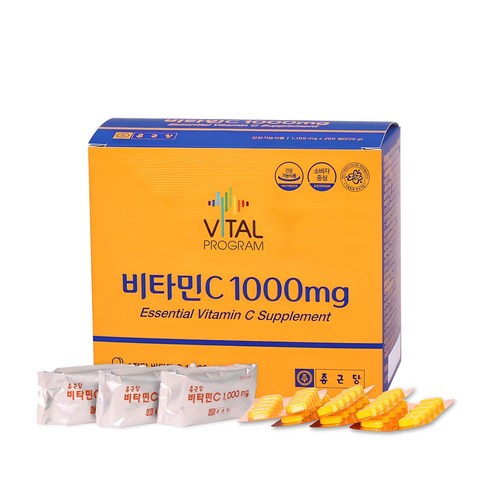 바이탈 - 바이탈프로그램 비타민C 1000mg, 200정, 1개