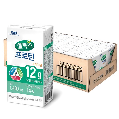 셀렉스 - 셀렉스 프로틴 오리지널, 190ml, 24개