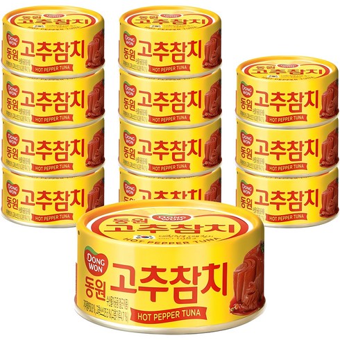 동원고추참치85g - 동원 고추 참치, 85g, 12개