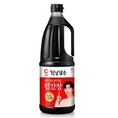 청정원진간장 - 청정원 두번달여 더 진한 진간장, 1.7L, 1개