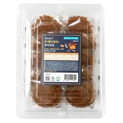 약과 - 맛의고수 이게약과지 호박약과 10p, 400g, 1개