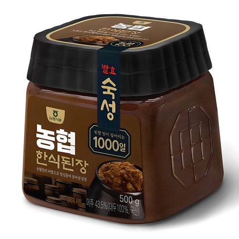 국산된장 - 농협식품 한식된장, 500g, 1개