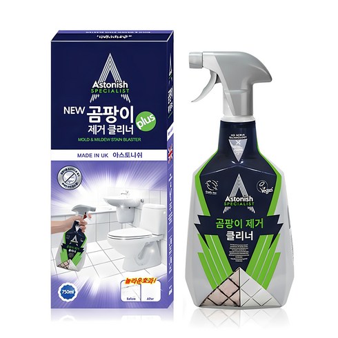 화장실곰팡이제거 - 아스토니쉬 뉴 곰팡이 제거 클리너 플러스, 750ml, 1개