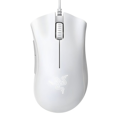 바이퍼미니 - 레이저 DeathAdder Essential 유선마우스 RZ01-0385, 화이트