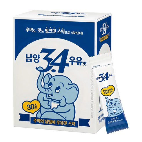 전지분유 - 남양34 우유맛 스틱 분말, 17.2g, 30개입, 1개