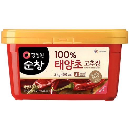 청정원순창고추장 - 청정원순창 태양초 고추장, 2kg, 1개