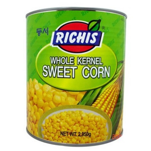 리치스스위트콘 - 동서 리치스 홀 커넬 스위트 콘 통조림, 2.95kg, 1개