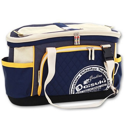 다이스키 애견 점보 토드백, 블루, 51 x 23 x 34 cm