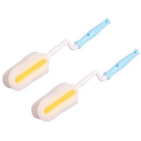 하이비 텀블러전용 회전형 필터폼브러쉬, 스카이, 2개