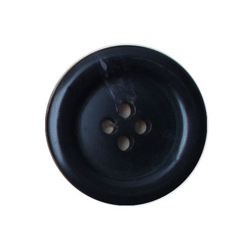 동화상가몰 야크코트 단추 I-2 23mm, 블랙 무광, 10개입