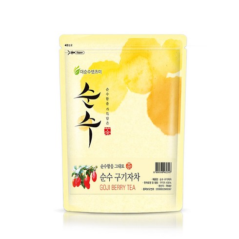 더순수렛츠미 순수 구기자차 티백, 1g, 100개입, 1개