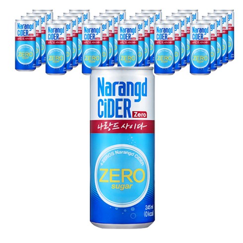 동아오츠카 나랑드사이다 245ml 30캔, 30개