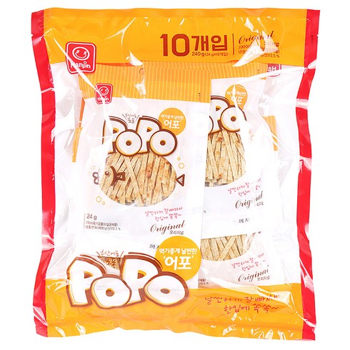 한진 부산어포 POPO, 24g, 10개입