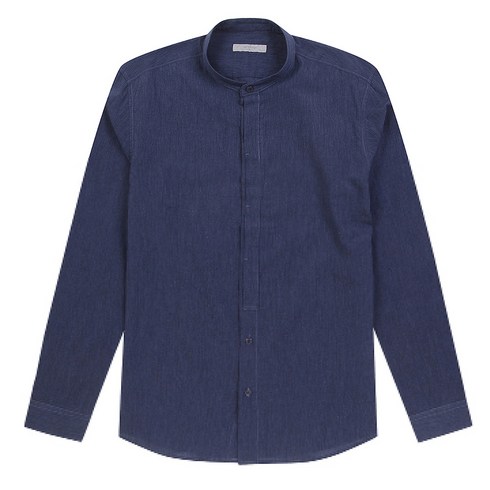 마인드브릿지 남성용 쿨코튼 솔리드 스탠에리 셔츠