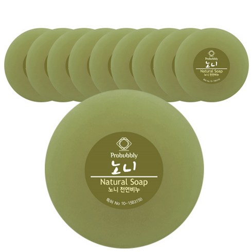 노니비누 - 프로버블리 노니 비누, 110g, 10개입