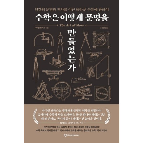 수학책 - 수학은 어떻게 문명을 만들었는가, 브론스테인, 마이클 브룩스