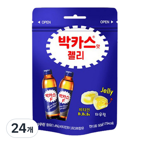 박카스 젤리, 50g, 24개