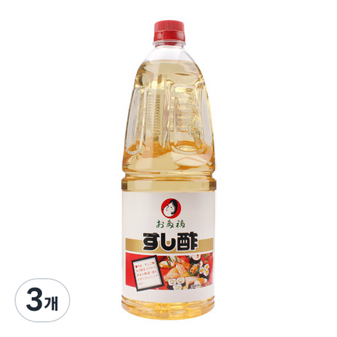 오타후쿠 스시스 초밥용 식초 - 오타후쿠 스시스 업무용, 1.8L, 3개