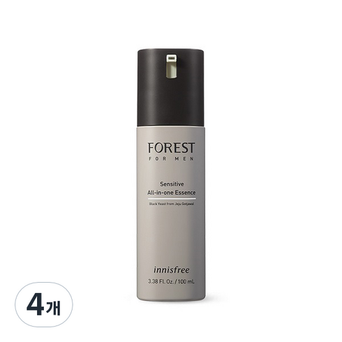 이니스프리 포레스트 센서티브 올인원 에센스, 100ml, 4개