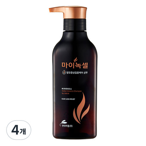 마이녹셀샴푸 - 마이녹셀 스칼프 인텐시브 샴푸 바이 랩클 숲 속 향, 400ml, 4개