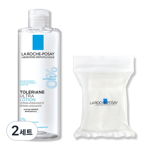 똘러리앙울트라로션 - 라로슈포제 똘러리앙 울트라로션 400ml + 화장솜 30매, 2세트