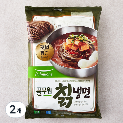 가평잣냉면 - 풀무원 칡냉면 2인분, 905g, 2개