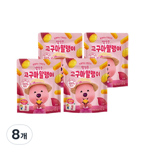 뽀로로 고구마 말랭이, 45g, 8개