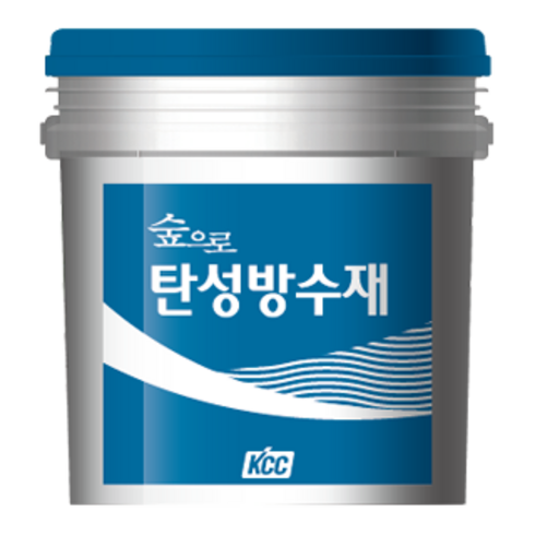 방수페인트 - KCC숲으로 탄성방수재 페인트, 녹색, 4kg, 1개