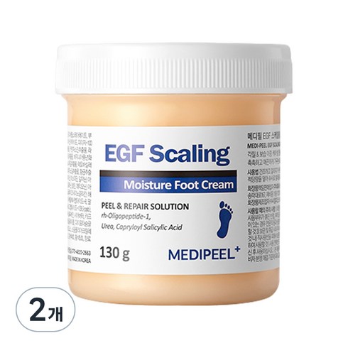 메디필 EGF 스케일링 모이스처 풋 크림 130g, 1개입, 2개