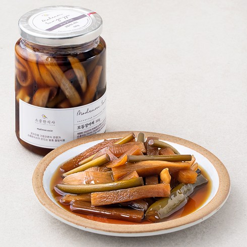 모듬장아찌 - 소중한식사 모듬 장아찌, 500g, 1개