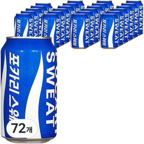 포카리스웨트, 340ml, 72개