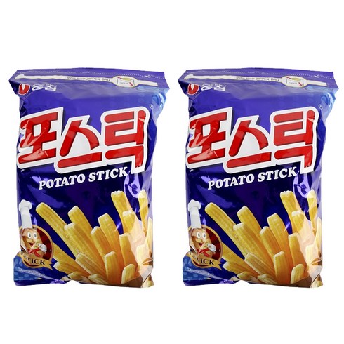 농심 포스틱 과자, 270g, 2개