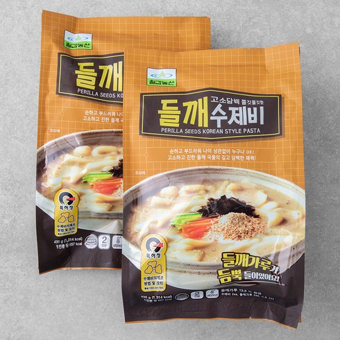 칠갑농산 들깨 수제비, 435g, 2봉