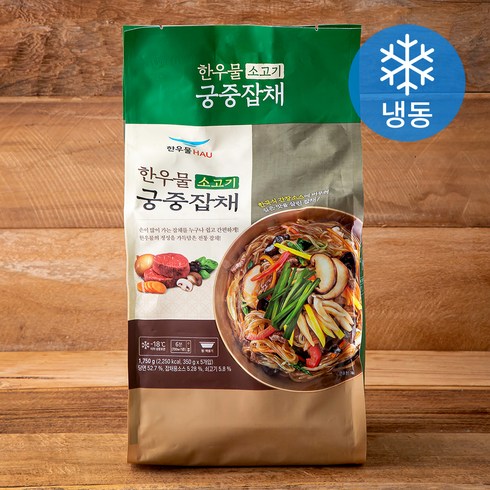 한우물 궁중잡채 (냉동), 350g, 5입