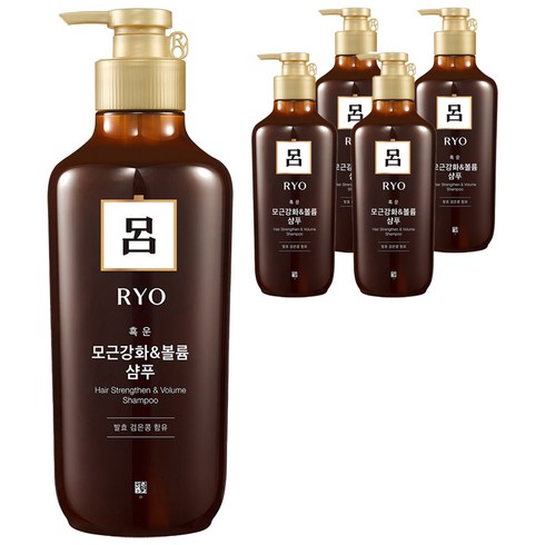 려 흑운 모근영양 샴푸, 550ml, 5개