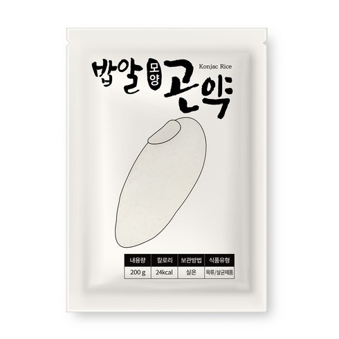 글로델 밥알 모양 곤약, 200g, 10개