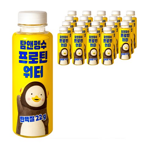 탐앤탐스 펭수 프로틴 워터, 320ml, 20개