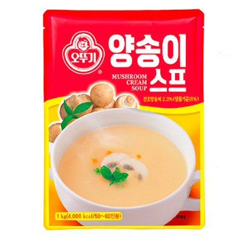 오뚜기스프 - 오뚜기 양송이스프, 1kg, 1개