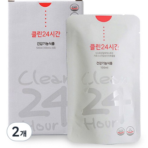 클린홍홍 - 클린24시간 탄수화물 차단 다이어트 쾌변 보조 식품, 500ml, 2개