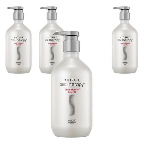 크리스탈트리트먼트500ml - 실크테라피 샤인 트리트먼트 플러스 로즈힙, 500ml, 4개