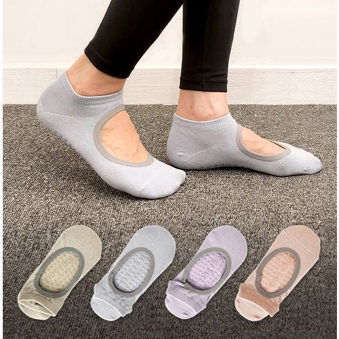 2023년 가성비 최고 필라테스양말 - 오늘의요가 데일리 요가 필라테스 논슬립 토삭스 4p 세트