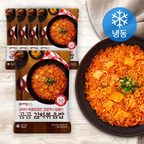 김치볶음밥 - 곰곰 김치볶음밥 (냉동), 300g, 5개