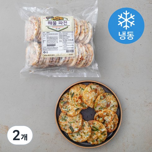 세미원 해물파전 (냉동), 900g, 2개