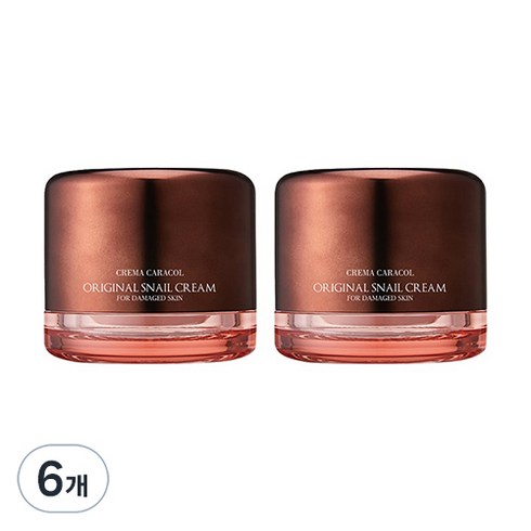 자민경 크레마카라콜 오리지날 달팽이 크림, 50ml, 6개