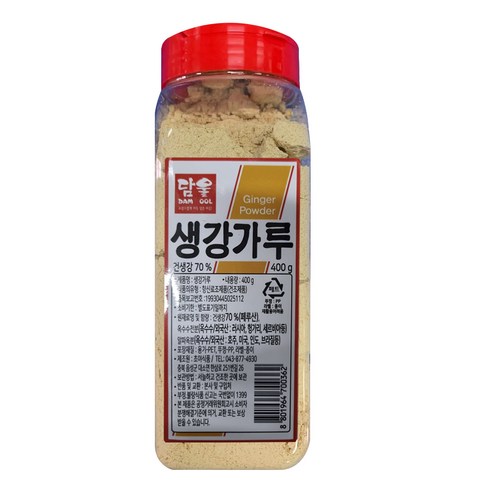 생강분말 - 담울 생강가루, 400g, 1개