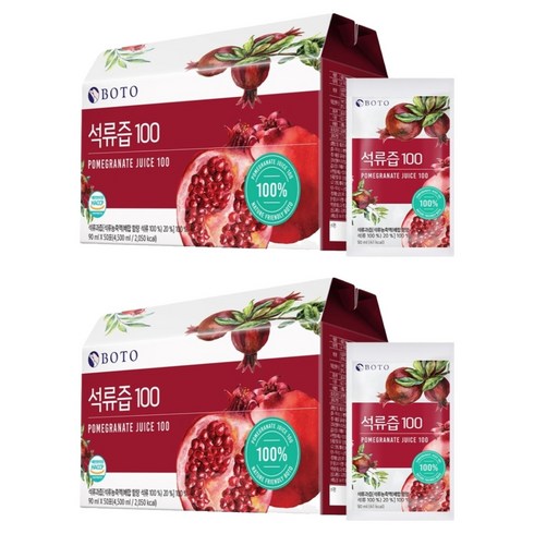보뚜 석류즙 100, 90ml, 100개