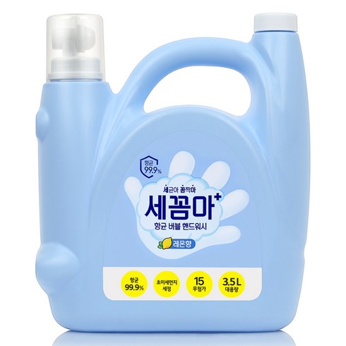 세꼼마대용량 - 온더바디 세꼼마 항균 버블 핸드워시 레몬향, 3.5L, 1개