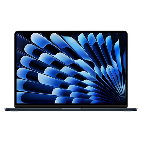 맥북에어15 - Apple 2024 맥북 에어 15 M3, 미드나이트, M3 8코어, 10코어 GPU, 256GB, 16GB, 35W 듀얼, 한글