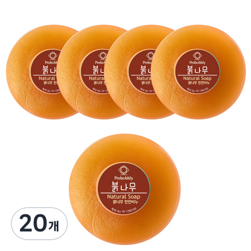프로버블리 붉나무 중성비누, 110g, 20개